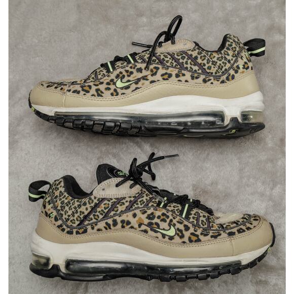 Nike Air Max 98 Premium Animal Pack Leopard Print Sneakers Womens 9 BV1978-200 - Picture 3 of 16